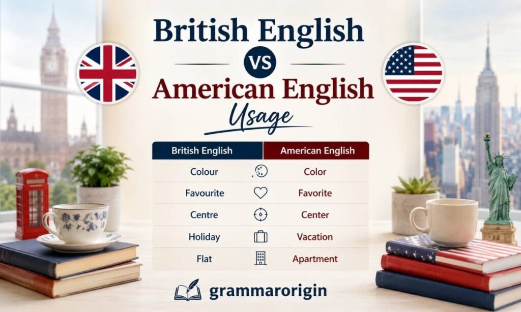 British English vs American English Usage