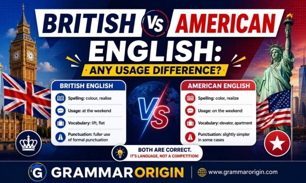 British vs American English Key Usage Differences Explained