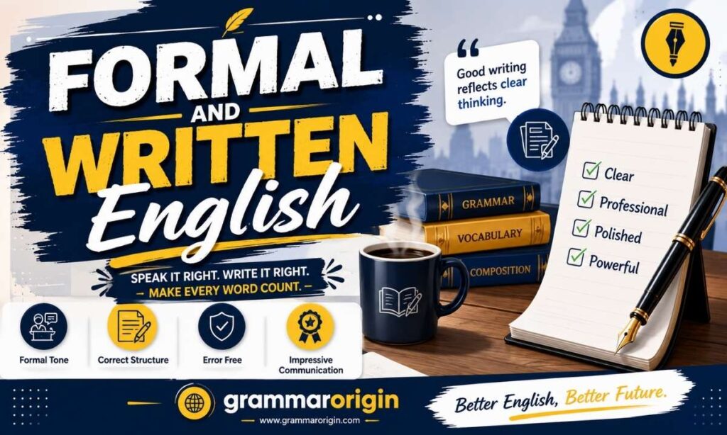 Formal and Written English Improve Your Writing Skills