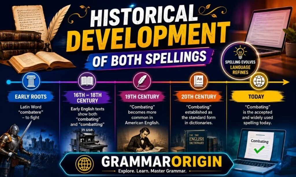 Historical Development of Combating vs Combatting How Both Spellings Evolved