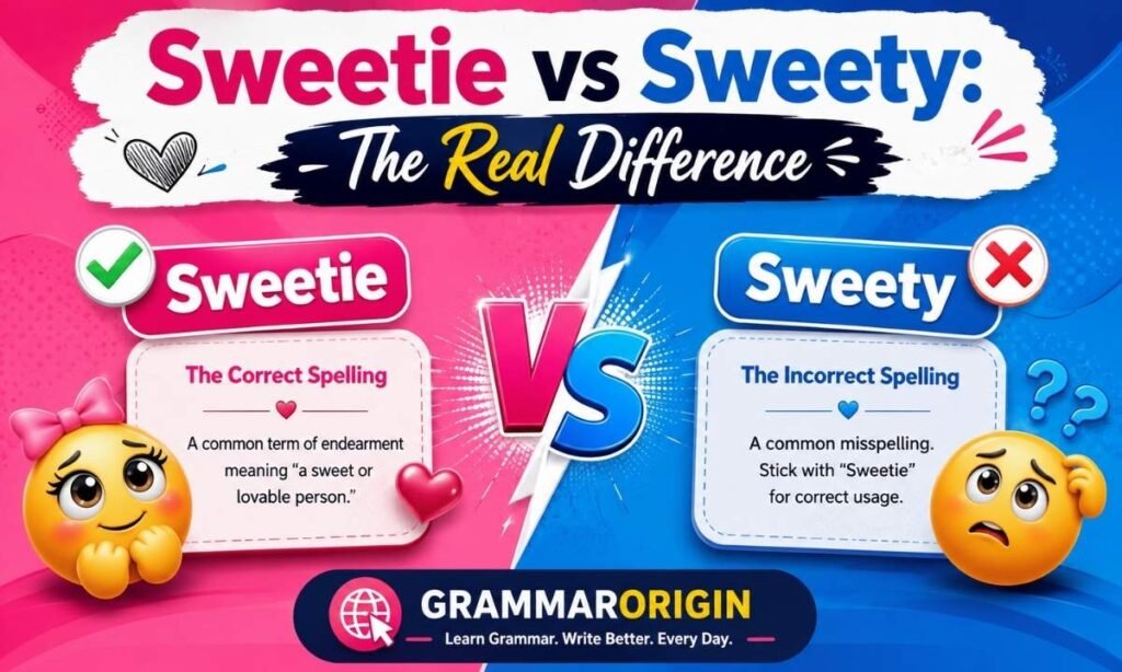 Sweetie vs Sweety Which Spelling Is Correct