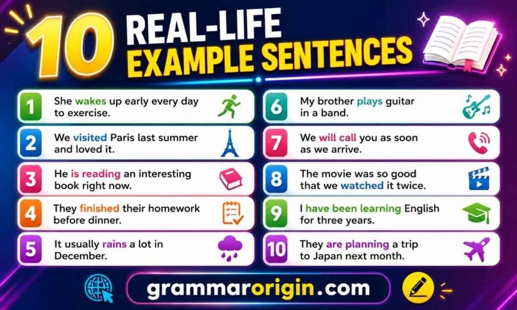 10 Real-Life Example Sentences