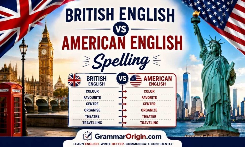 British English vs American English Spelling