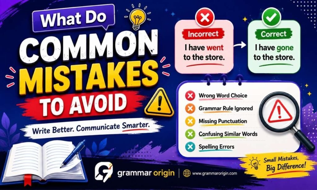 Common Mistakes to Avoid Write with Confidence