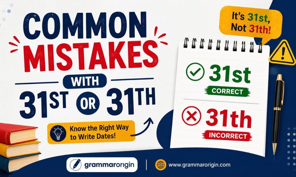 Common Mistakes with 31st or 31th