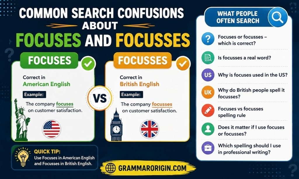 Common Search Confusions About Focuses and Focusses