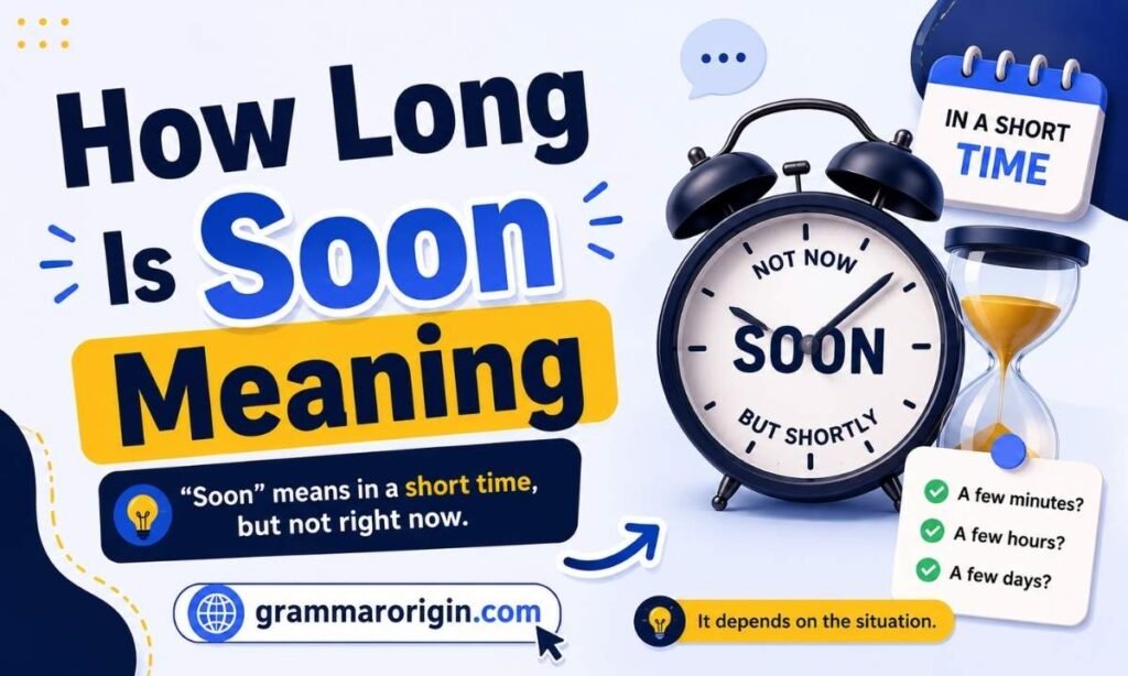 How Long Is Soon Meaning