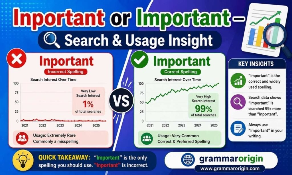 Inportant or Important – Search & Usage Insight
