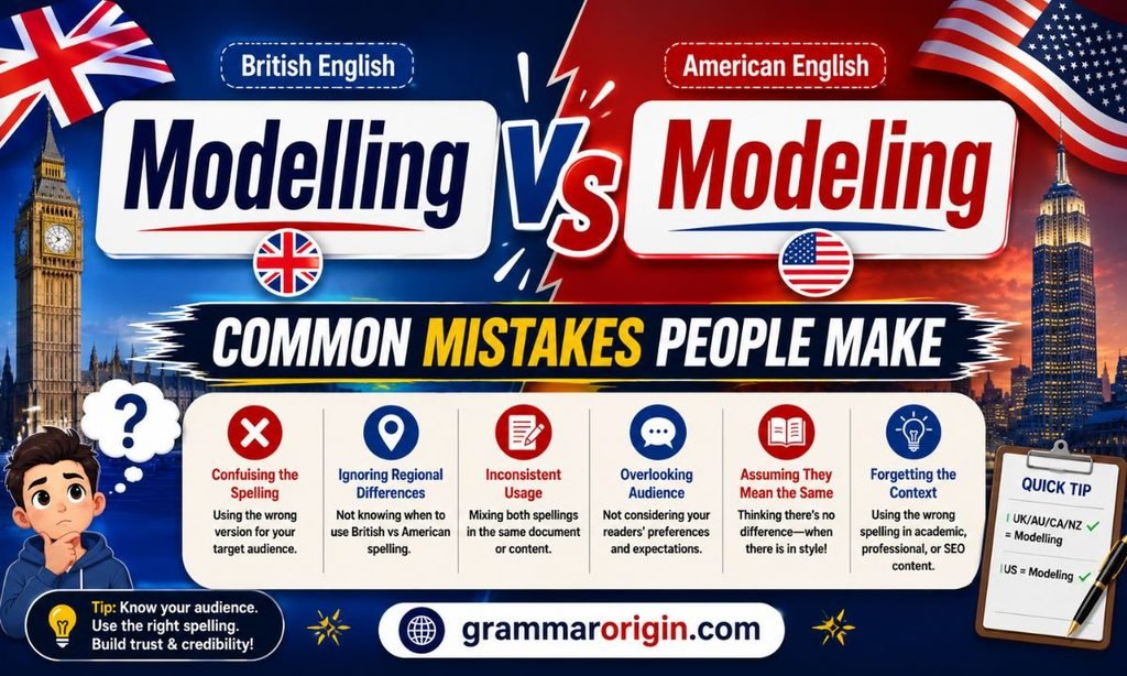 Modelling vs Modeling Common Mistakes People Make