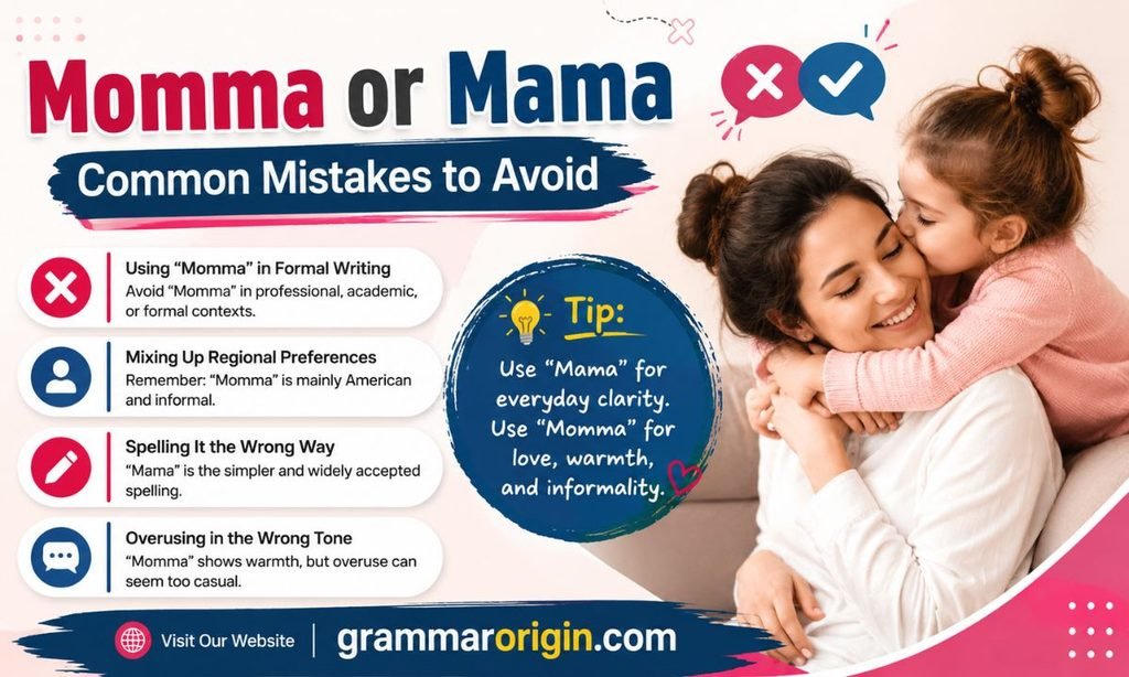 Momma or Mama Common Mistakes to Avoid
