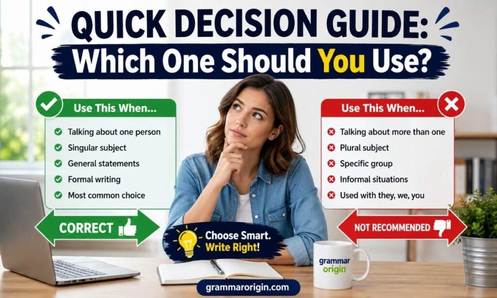 Quick Decision Guide Which One Should You Use