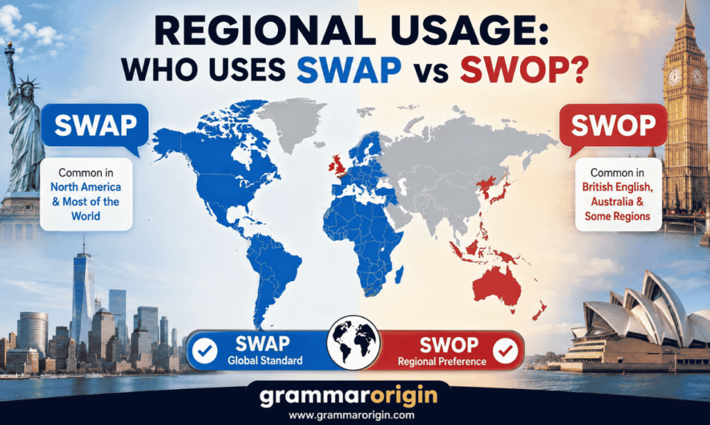 Regional Usage Who Uses Swap vs Swop