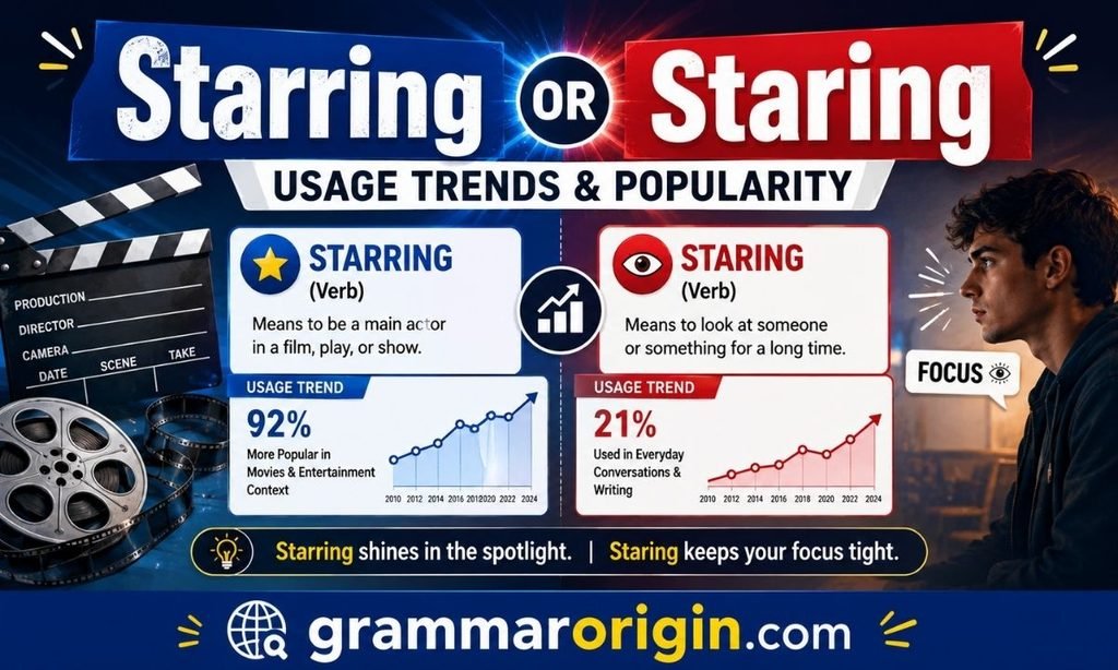 Starring or Staring Usage Trends & Popularity