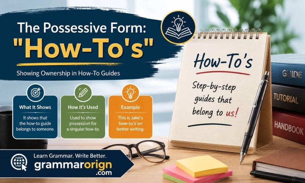 The Possessive Form How-To s