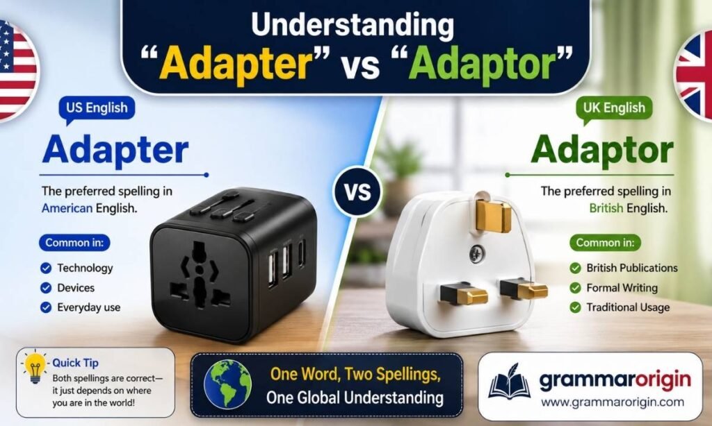 Understanding Adapter vs Adaptor