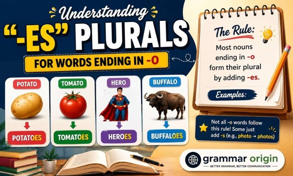 Understanding -ES Plurals for Words Ending in -O