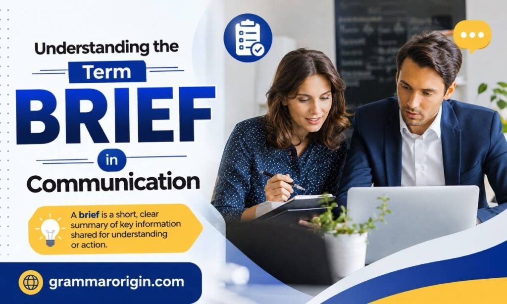 Understanding the Term Brief in Communication