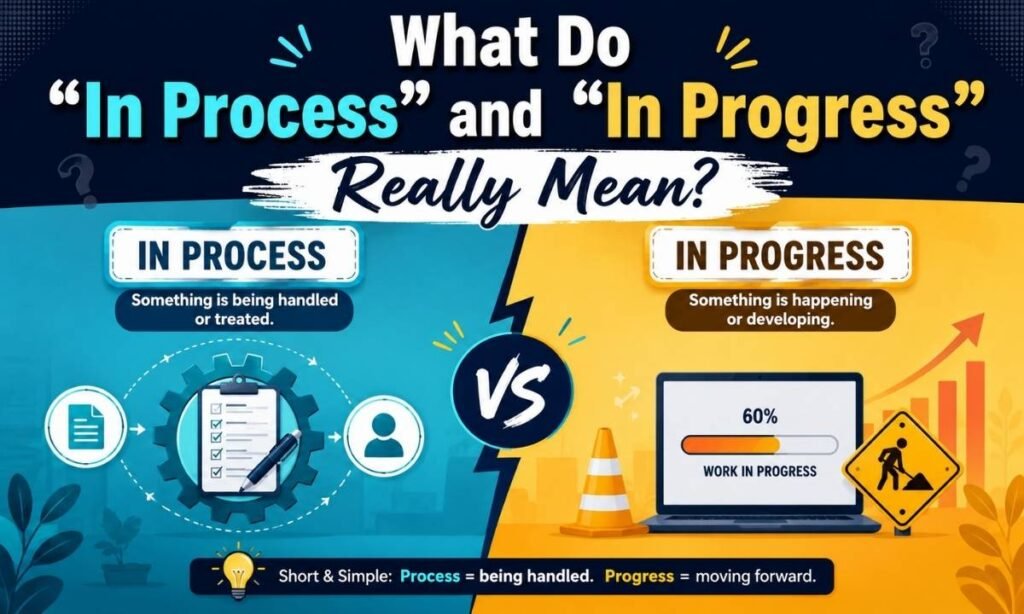 What Do “In Process” and “In Progress” Really Mean