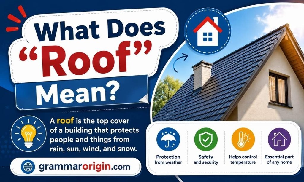 What Does Roof Mean