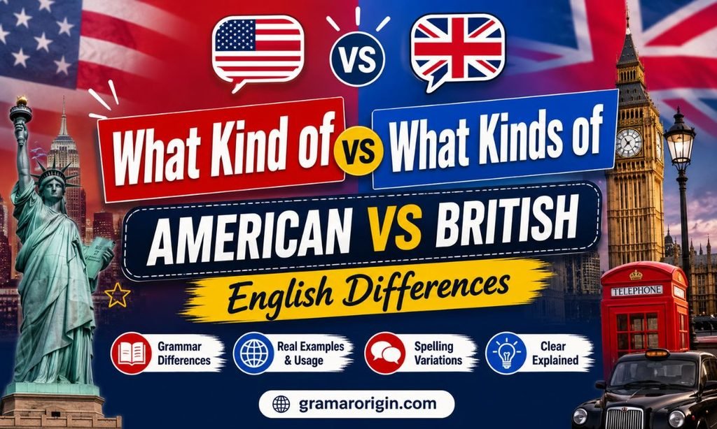 What Kind of vs What Kinds of American vs British English Differences