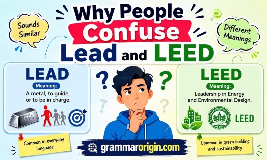 Why People Confuse Lead and LEED