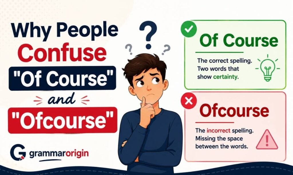 Why People Confuse Of Course and Ofcourse