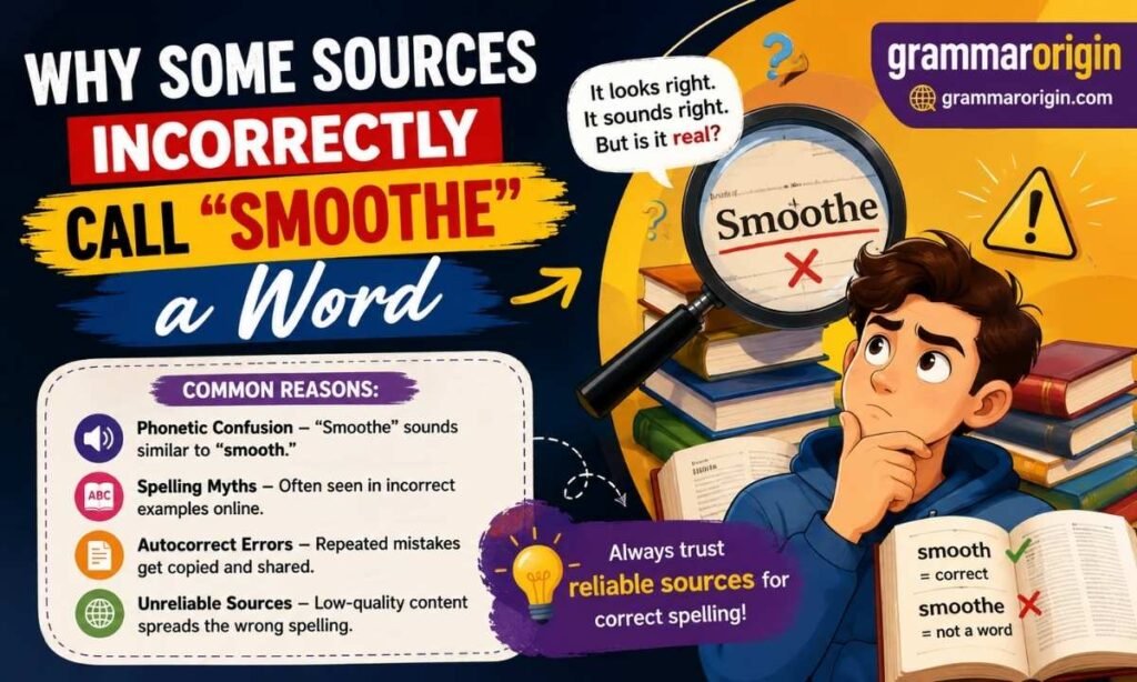 Why Some Sources Incorrectly Call Smoothe a Word Common Spelling Mistakes Explained