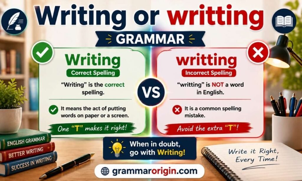 Writing or writting grammar