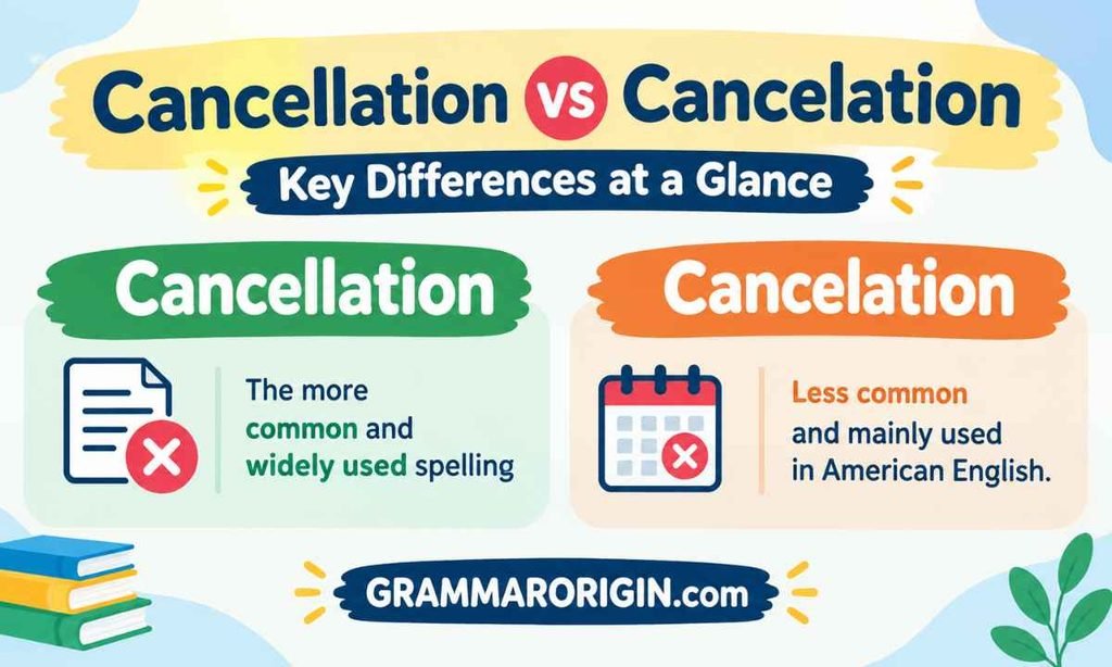 Cancellation vs Cancelation – Key Differences at a Glance