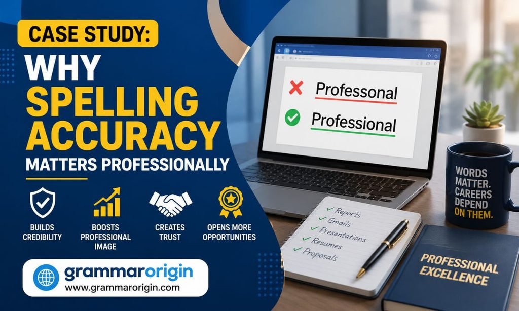 Case Study Why Spelling Accuracy Matters Professionally