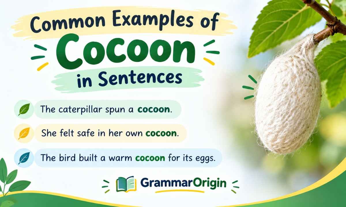 Common Examples of Cocoon in Sentences
