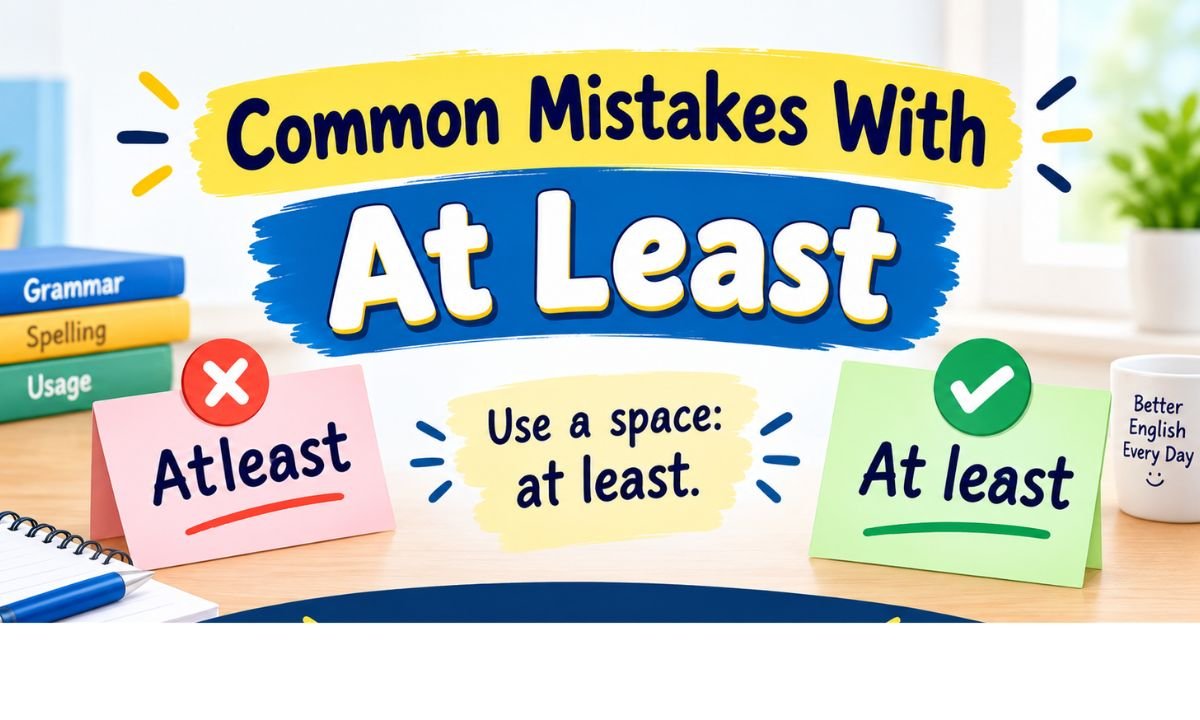 Common Mistakes With At Least