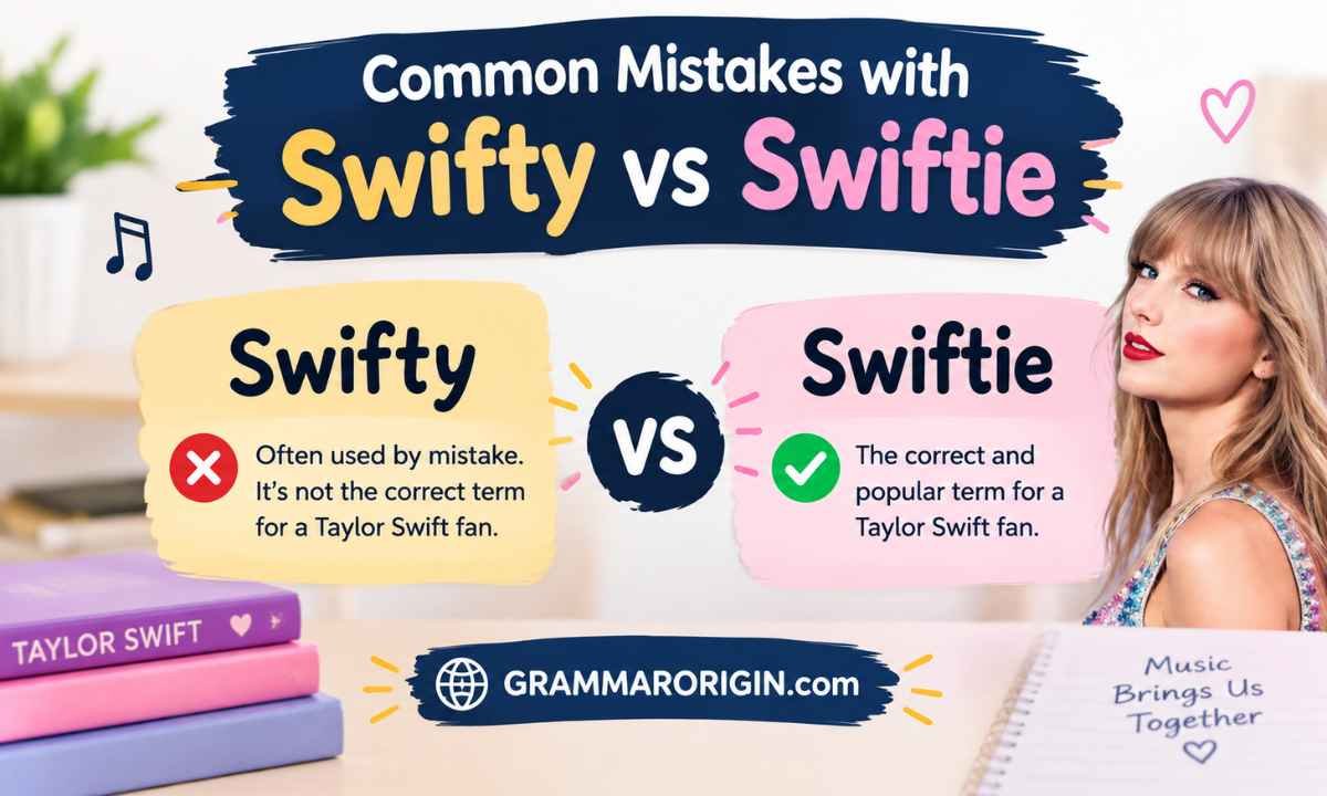 Common Mistakes with Swifty vs Swiftie