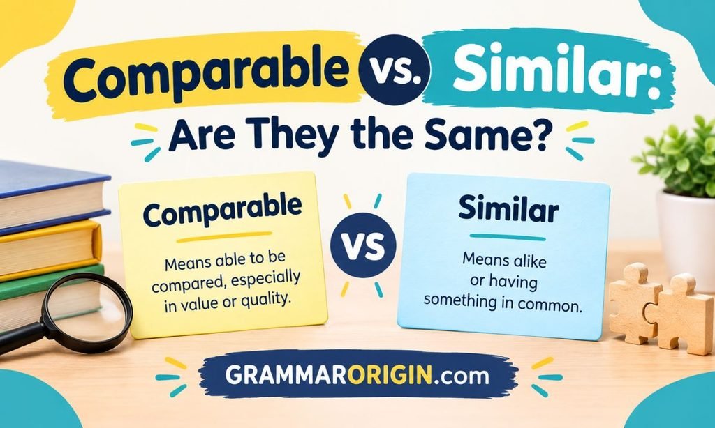 Comparable vs. Similar_ Are They the Same