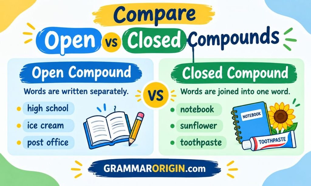 Compare Open vs Closed Compounds