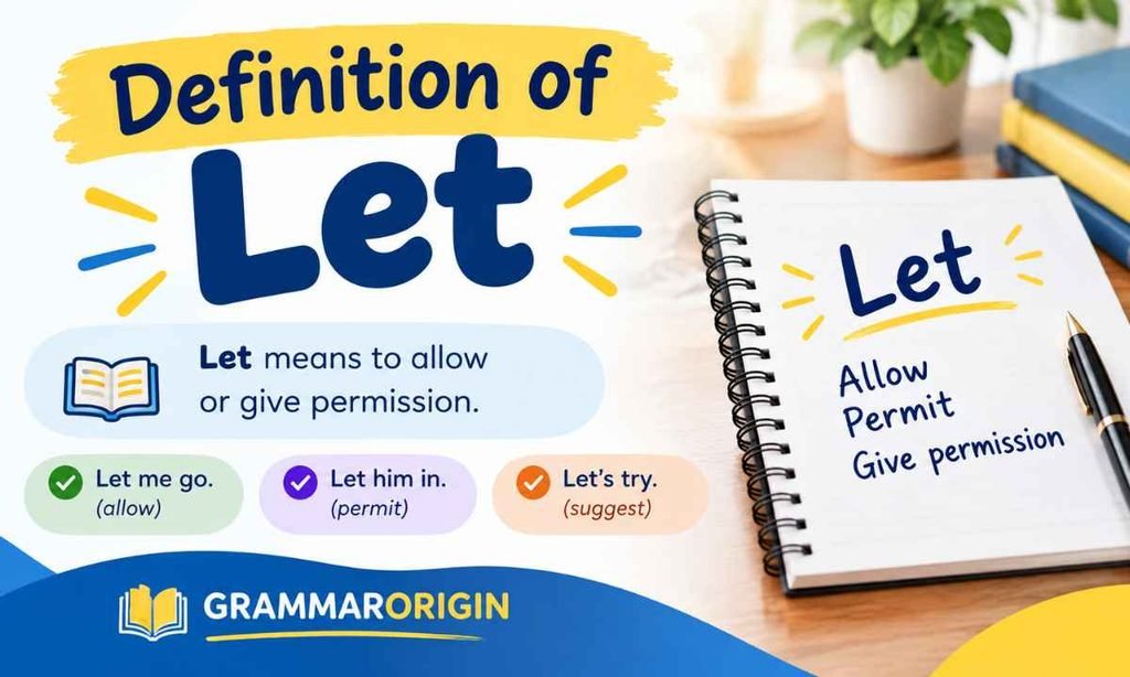 Definition of Let