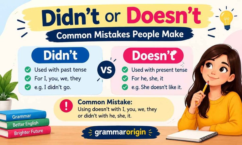 Didnt or Doesnt Common Mistakes People Make