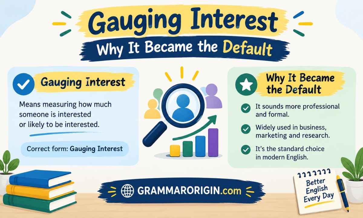 Gauging Interest — Why It Became the Default