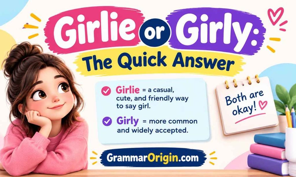 Girlie or Girly_ The Quick Answer