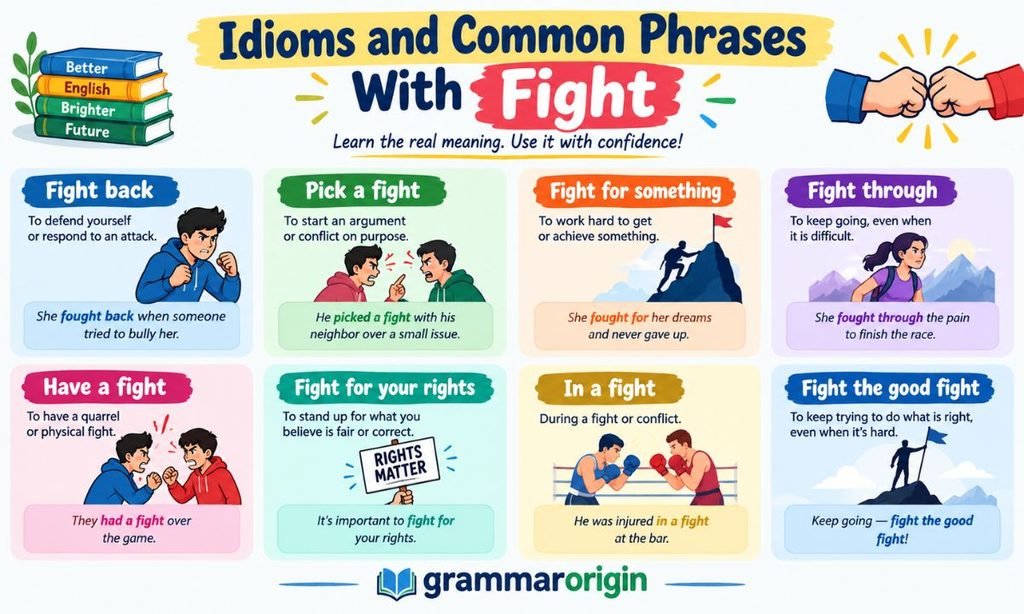 Idioms and Common Phrases With Fight