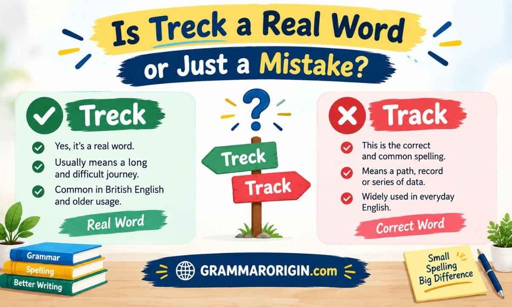 Is Treck a Real Word or Just a Mistake