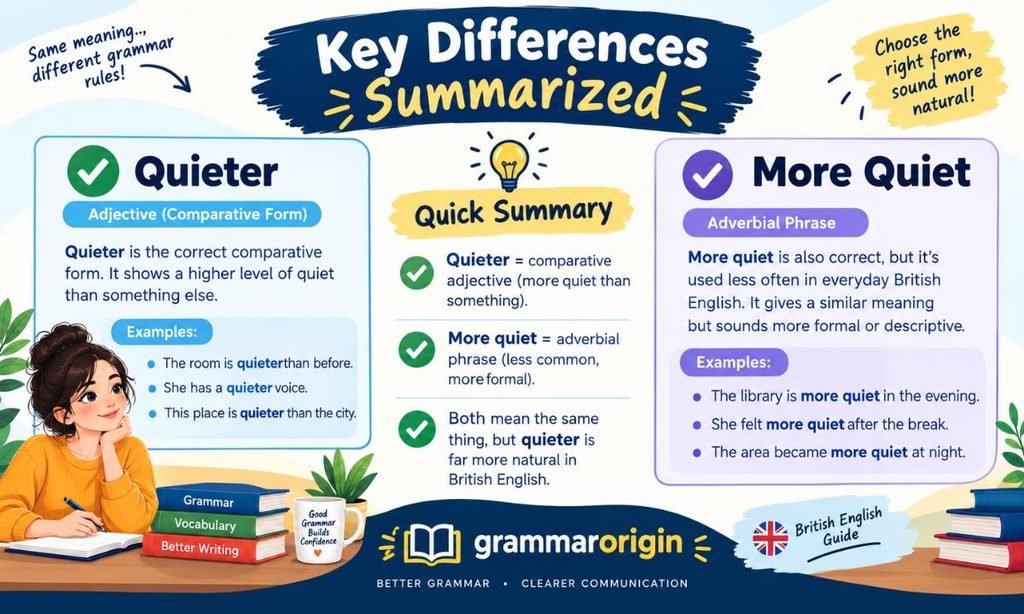 Key Differences Summarized