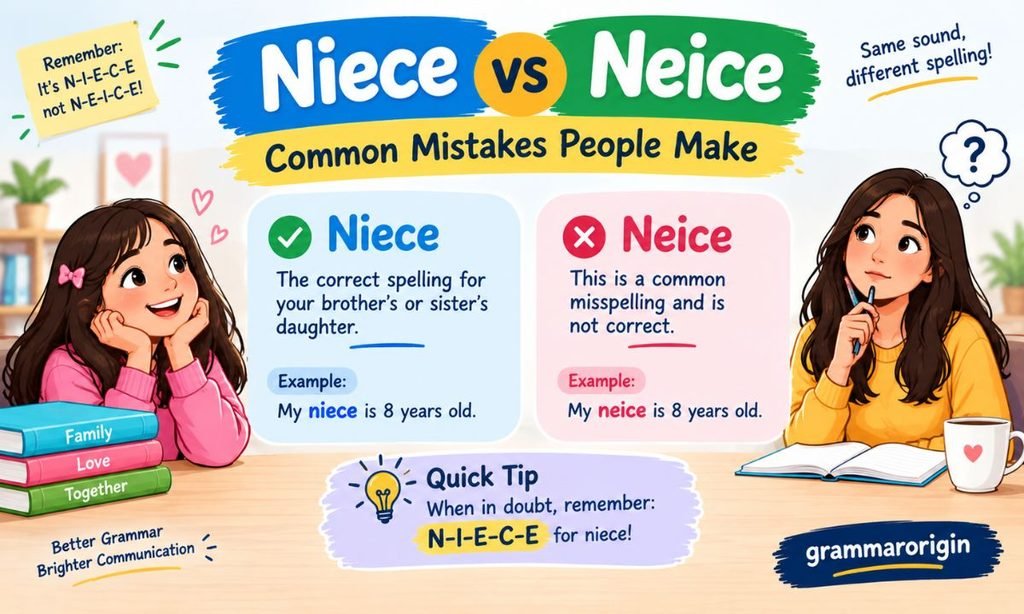 Niece vs Neice Common Mistakes People Make