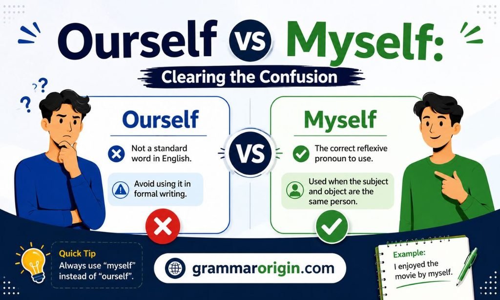 Ourself vs Myself Clearing the Confusion