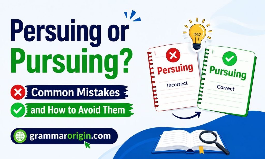 Persuing or Pursuing Common Mistakes and How to Avoid Them