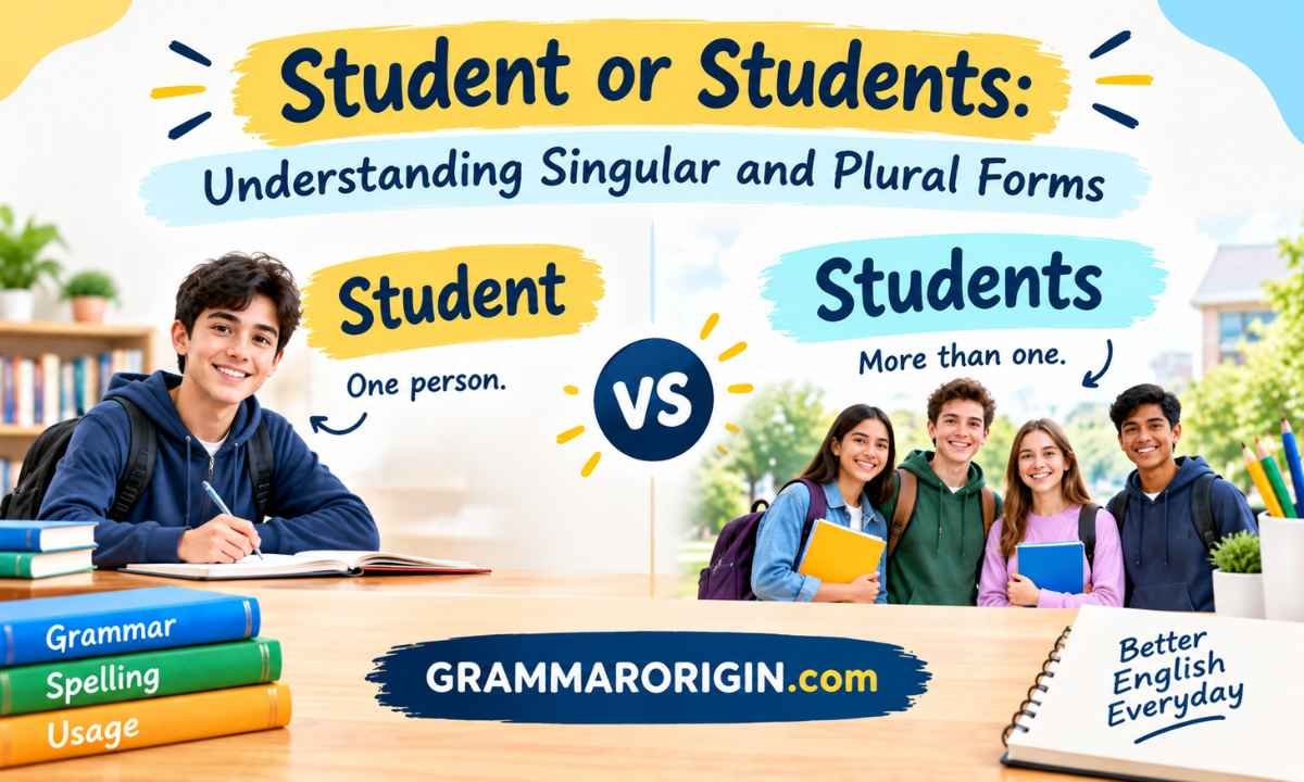 Student or Students_ Understanding Singular and Plural Forms
