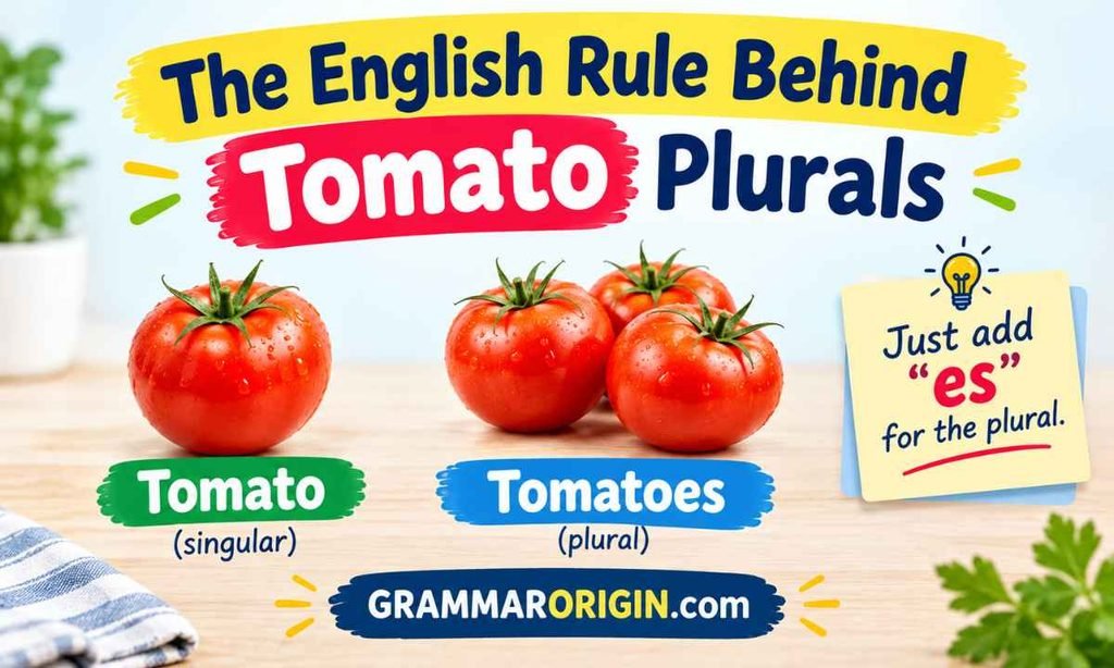 The English Rule Behind Tomato Plurals