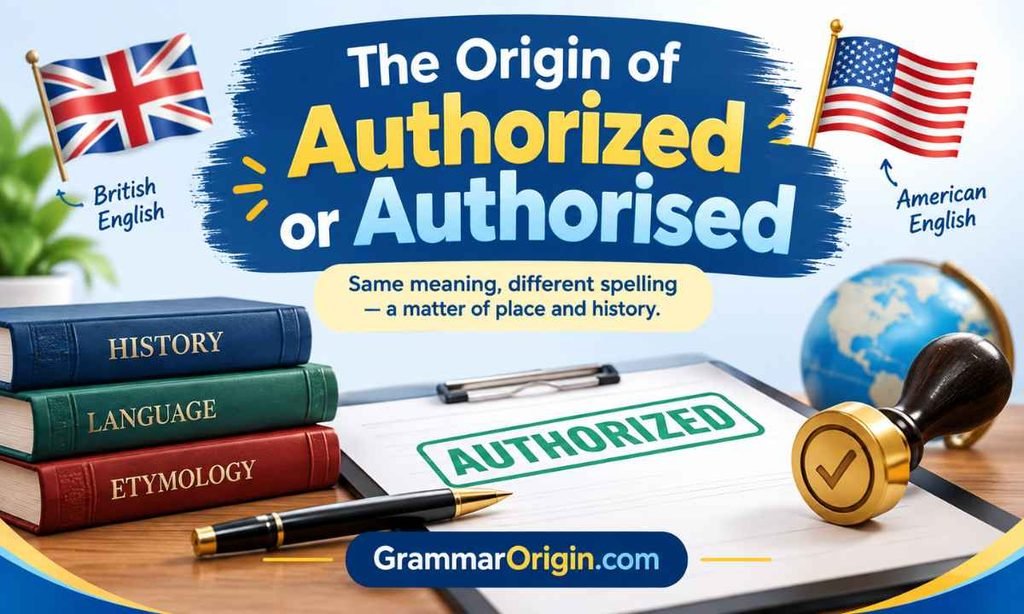 The Origin of Authorized or Authorised