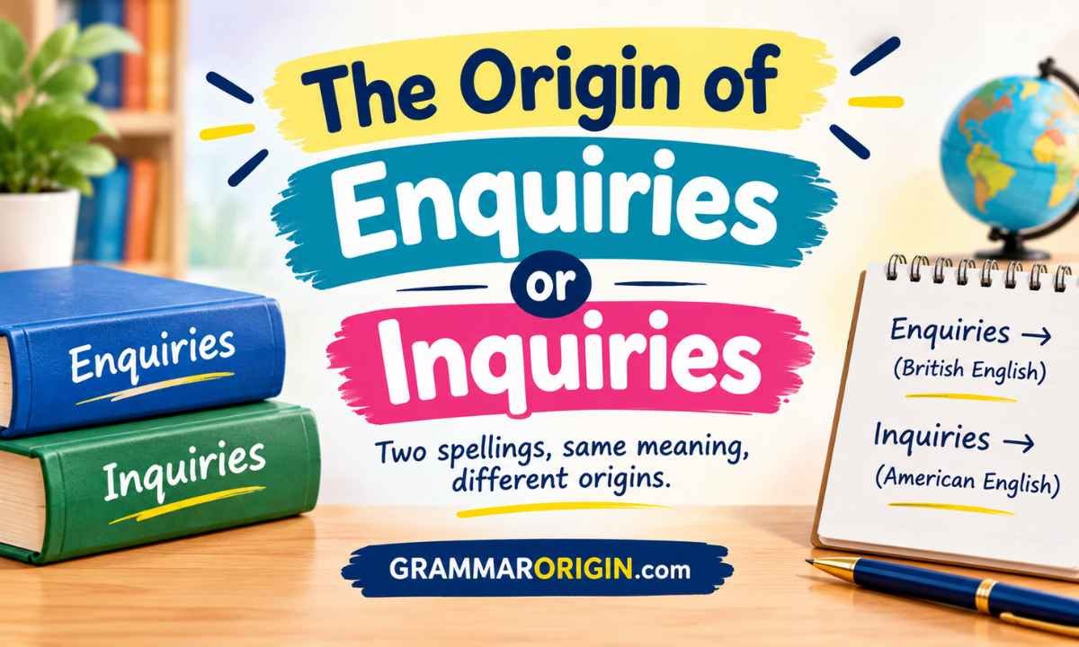 The Origin of Enquiries or Inquiries