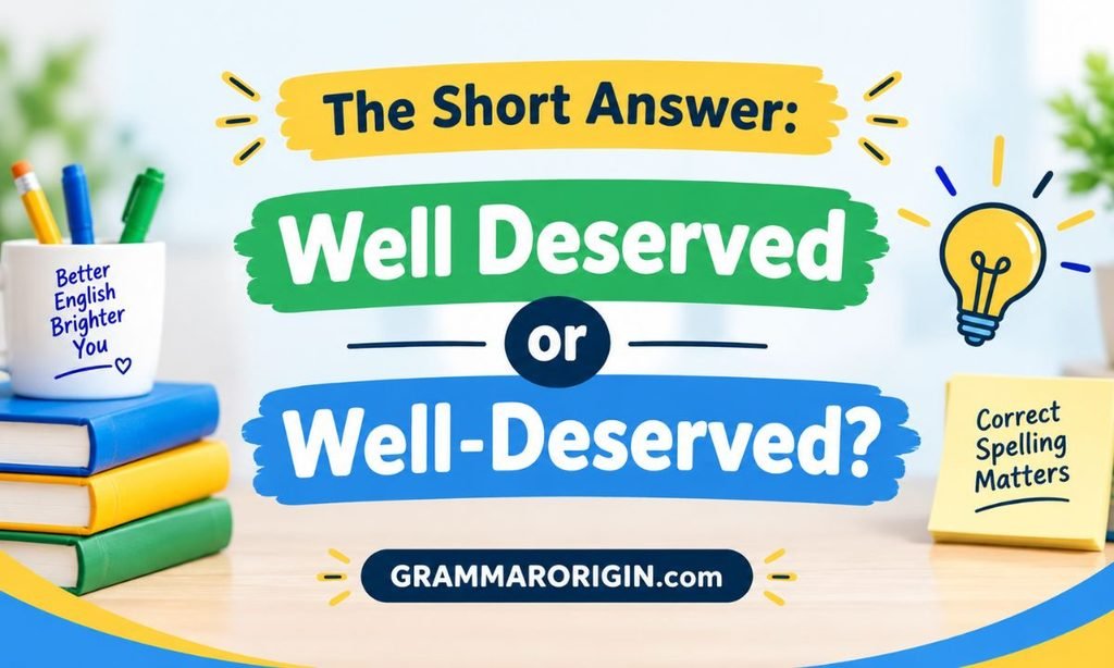 The Short Answer_ Well Deserved or Well-Deserved